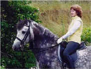 Petra Sherman of Cape Cod, Massachusetts on Spanish-Norman stallion SOLDADO H.H.F.